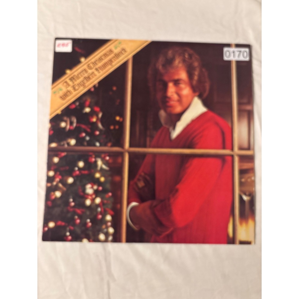 Epic A Merry Christmas Engelbert Humperdinck Vinyl 12" Black Good 1980‎ JE36765